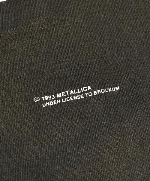 バンドTシャツ（バンドTシャツ）バンドTシャツ (バンドTシャツ) 90s METALLICA(メタリカ) バンドTシャツ ブラック サイズ:Lの古着・服飾アイテム