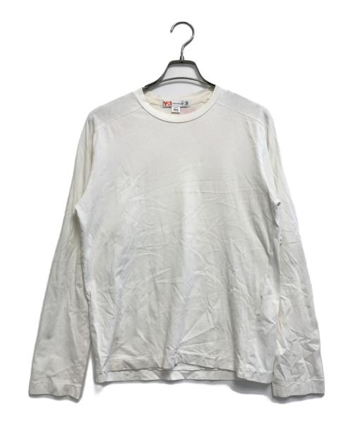 Y-3（ワイスリー）Y-3 (ワイスリー) バックロゴL/Sカットソー ホワイト サイズ:XSの古着・服飾アイテム