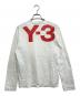 Y-3 (ワイスリー) バックロゴL/Sカットソー ホワイト サイズ:XS：9000円