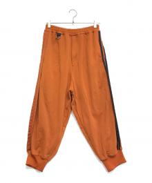 Y-3（ワイスリー）の古着「3-STRIPES TRACK PANTS」｜オレンジ