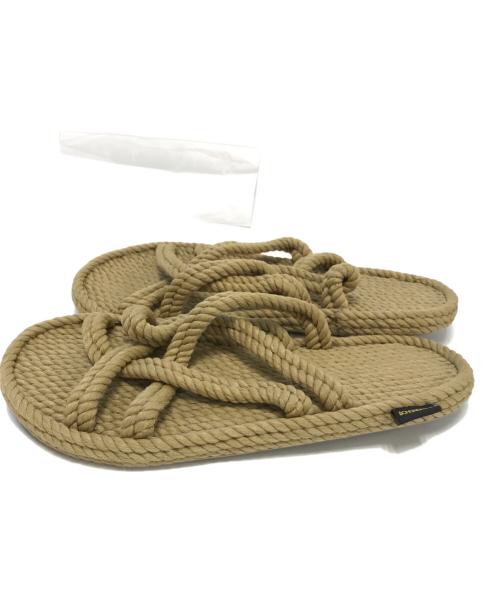 BOHONOMAD（ボホノマド）BOHONOMAD (ボホノマド) ロープサンダル ベージュ サイズ:EUR42/US10の古着・服飾アイテム