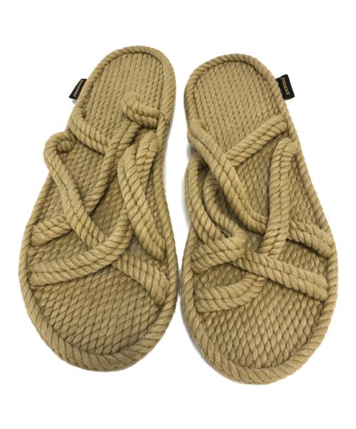 BOHONOMAD（ボホノマド）BOHONOMAD (ボホノマド) ロープサンダル ベージュ サイズ:EUR42/US10の古着・服飾アイテム