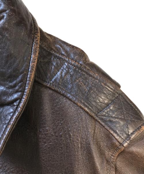 HARLEY-DAVIDSON（ハーレーダビッドソン）HARLEY-DAVIDSON (ハーレーダビッドソン) レザージャケット ブラウン サイズ:42の古着・服飾アイテム