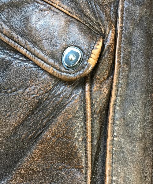 HARLEY-DAVIDSON（ハーレーダビッドソン）HARLEY-DAVIDSON (ハーレーダビッドソン) レザージャケット ブラウン サイズ:42の古着・服飾アイテム