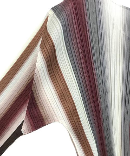 PLEATS PLEASE（プリーツプリーズ）PLEATS PLEASE (プリーツプリーズ) プリーツブラウス ブラウン サイズ:3の古着・服飾アイテム