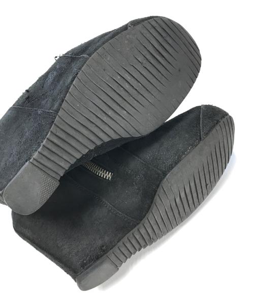 RICK OWENS（リックオウエンス）RICK OWENS (リックオウエンス) ウェッジソールブーツ ブラック サイズ:42の古着・服飾アイテム