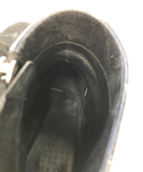 RICK OWENS（リックオウエンス）RICK OWENS (リックオウエンス) ウェッジソールブーツ ブラック サイズ:42の古着・服飾アイテム