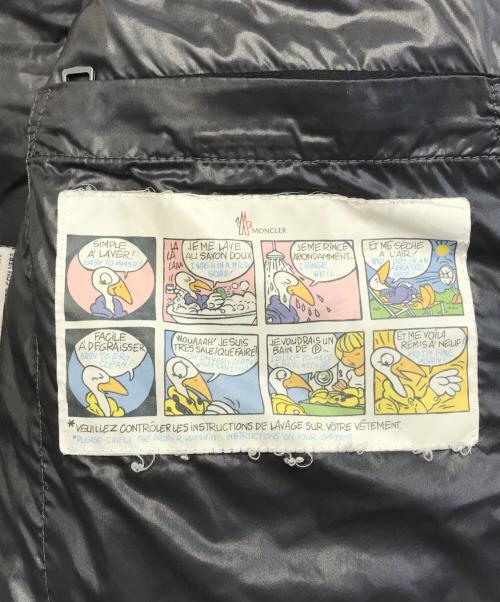 MONCLER（モンクレール）MONCLER (モンクレール) ダウンベスト ブラック サイズ:1の古着・服飾アイテム