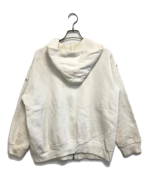 VINTAGE（ヴィンテージ）VINTAGE (ヴィンテージ) ジップパーカー ホワイト サイズ:表記なしの古着・服飾アイテム