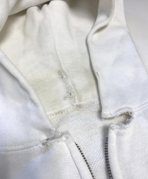 VINTAGE（ヴィンテージ）VINTAGE (ヴィンテージ) ジップパーカー ホワイト サイズ:表記なしの古着・服飾アイテム