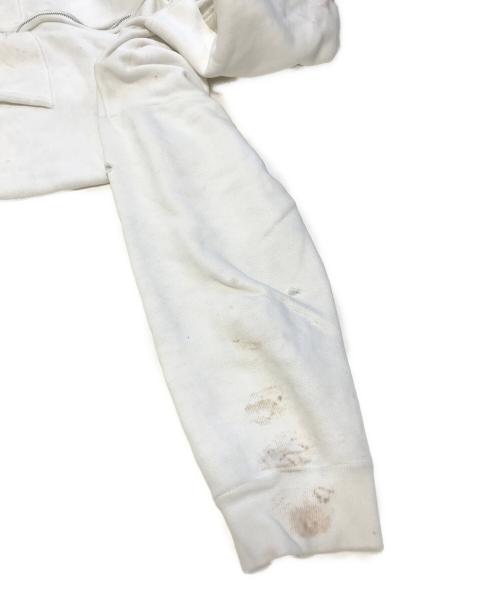 VINTAGE（ヴィンテージ）VINTAGE (ヴィンテージ) ジップパーカー ホワイト サイズ:表記なしの古着・服飾アイテム