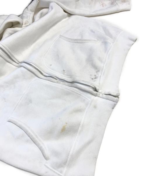 VINTAGE（ヴィンテージ）VINTAGE (ヴィンテージ) ジップパーカー ホワイト サイズ:表記なしの古着・服飾アイテム