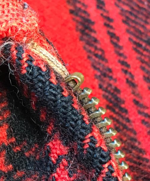 VINTAGE（ヴィンテージ）VINTAGE (ヴィンテージ) バッファローチェックスポーツジャケット レッド サイズ:不明の古着・服飾アイテム