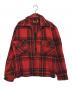 VINTAGE（ヴィンテージ）の古着「バッファローチェックスポーツジャケット」｜レッド