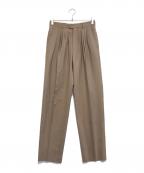 KENZOケンゾー）の古着「5タックパンツ」｜ベージュ