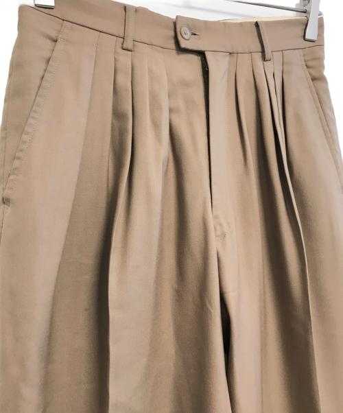 KENZO（ケンゾー）KENZO (ケンゾー) 5タックパンツ ベージュの古着・服飾アイテム