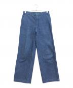 COMME des GARCONS HOMMEコムデギャルソン オム）の古着「80s デニムパンツ」｜インディゴ