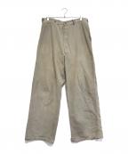 VINTAGE MILITARYヴィンテージ ミリタリー）の古着「ミリタリーパンツ」｜ベージュ