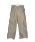 VINTAGE MILITARY（ヴィンテージ ミリタリー）の古着「ミリタリーパンツ」｜ベージュ