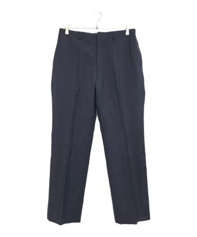 【美品】バーバリーロンドン ウールスラックス ネイビー 44 イタリア製 美品】バーバリーロンドン ウールスラックス ネイビー 44 イタリア製