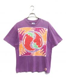 Hanes（ヘインズ）の古着「プリントTシャツ」｜パープル