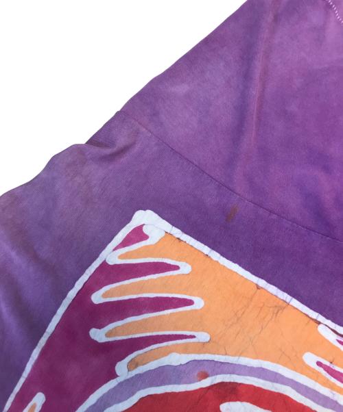 Hanes（ヘインズ）Hanes (ヘインズ) プリントTシャツ パープル サイズ:LARGEの古着・服飾アイテム