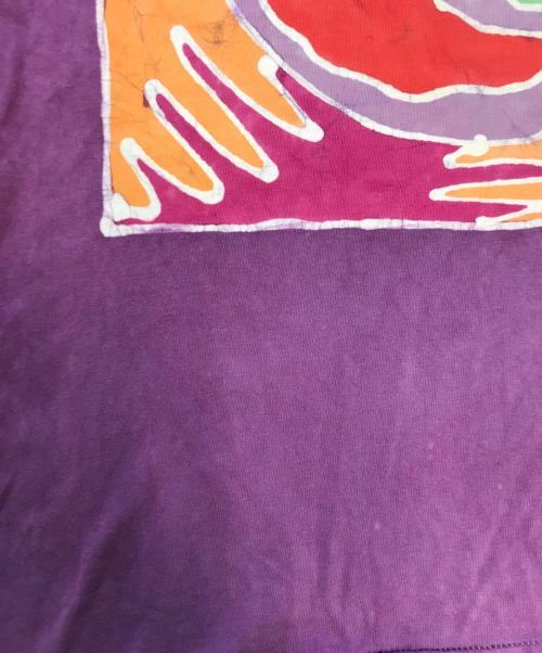 Hanes（ヘインズ）Hanes (ヘインズ) プリントTシャツ パープル サイズ:LARGEの古着・服飾アイテム