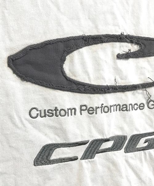 flagstuff（フラグスタフ）FLAGSTUFF (フラグスタフ) CPG LOGO DYE TEE ベージュ サイズ:Ｌの古着・服飾アイテム