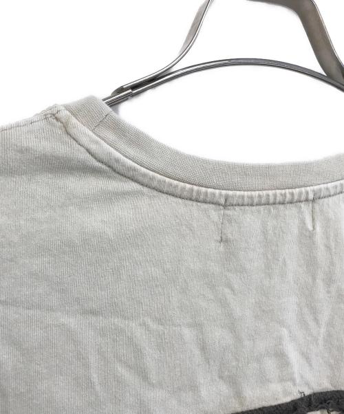 flagstuff（フラグスタフ）FLAGSTUFF (フラグスタフ) CPG LOGO DYE TEE ベージュ サイズ:Ｌの古着・服飾アイテム