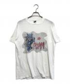 スポーツTシャツスポーツTシャツ）の古着「80'sプリントTシャツ」｜ホワイト