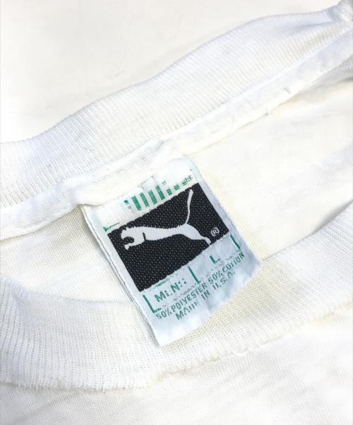 スポーツTシャツ（スポーツTシャツ）スポーツTシャツ (スポーツTシャツ) 80'sプリントTシャツ ホワイト サイズ:Ｌの古着・服飾アイテム