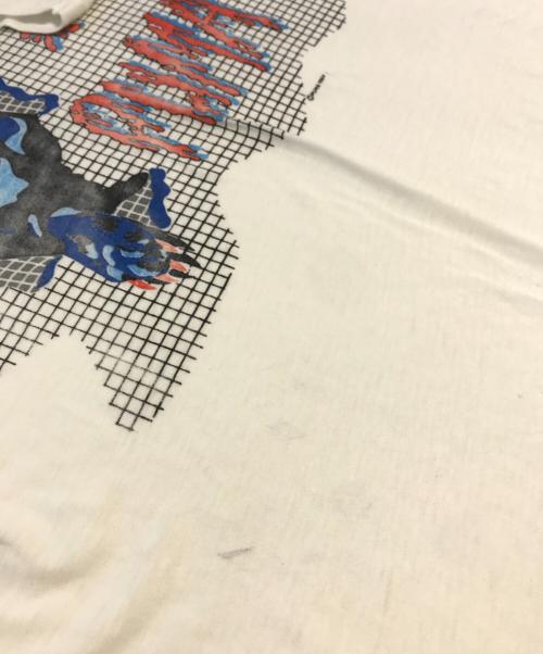 スポーツTシャツ（スポーツTシャツ）スポーツTシャツ (スポーツTシャツ) 80'sプリントTシャツ ホワイト サイズ:Ｌの古着・服飾アイテム