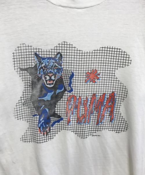 スポーツTシャツ（スポーツTシャツ）スポーツTシャツ (スポーツTシャツ) 80'sプリントTシャツ ホワイト サイズ:Ｌの古着・服飾アイテム