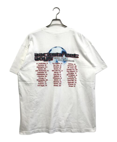 バンドTシャツ（バンドTシャツ）バンドTシャツ (バンドTシャツ) 00's BACK STREET BOYS(バックストリートボーイズ) ツアーTシャツ ホワイト サイズ:XL　　　の古着・服飾アイテム