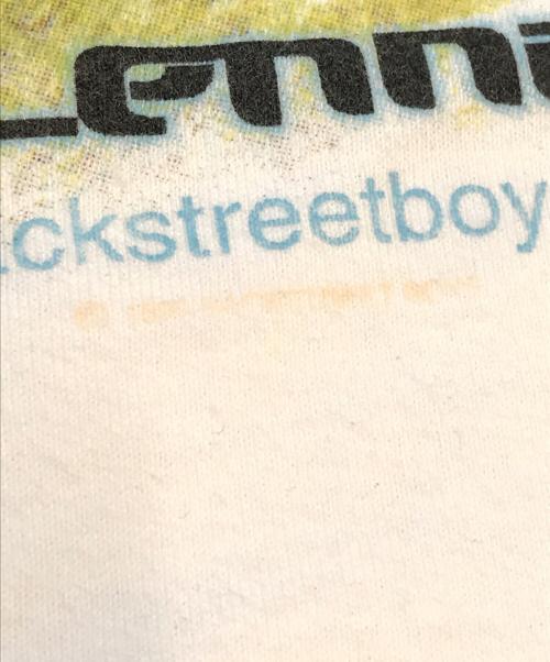 バンドTシャツ（バンドTシャツ）バンドTシャツ (バンドTシャツ) 00's BACK STREET BOYS(バックストリートボーイズ) ツアーTシャツ ホワイト サイズ:XL　　　の古着・服飾アイテム