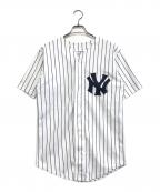 TEAMWORKチームワーク）の古着「ベースボールシャツ」｜ホワイト