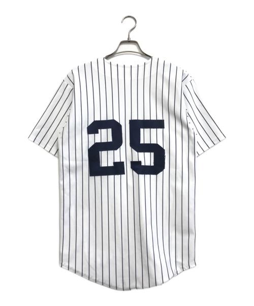 TEAMWORK（チームワーク）TEAMWORK (チームワーク) ベースボールシャツ ホワイト サイズ:Mの古着・服飾アイテム