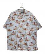 POLOポロ・ラルフローレン）の古着「アロハシャツ」｜ブルー