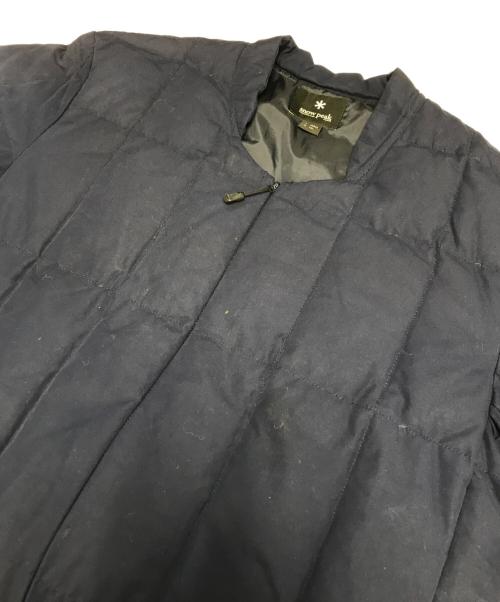 Snow peak（スノーピーク）Snow peak (スノーピーク) ダウンジャケット ネイビー サイズ:Lの古着・服飾アイテム