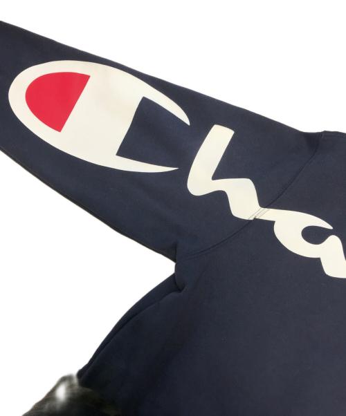 SUPREME（シュプリーム）Supreme (シュプリーム) Champion (チャンピオン) Hooded Sweatshirt ネイビー サイズ:Sの古着・服飾アイテム