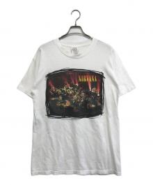 バンドTシャツ（バンドTシャツ）の古着「90s NIRVANA(ニルバーナ) バンドTシャツ」｜ホワイト