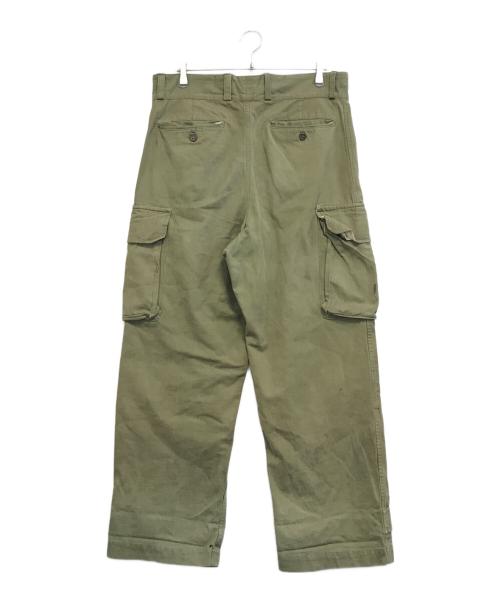 VINTAGE MILITARY（ヴィンテージ ミリタリー）VINTAGE MILITARY (ヴィンテージ ミリタリー) FRENCH MILITARY M-47 前期型 フィールドカーゴパンツ カーキ サイズ:不明の古着・服飾アイテム