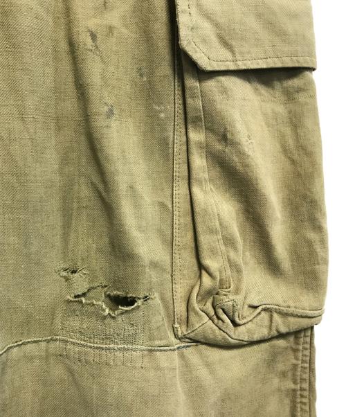VINTAGE MILITARY（ヴィンテージ ミリタリー）VINTAGE MILITARY (ヴィンテージ ミリタリー) FRENCH MILITARY M-47 前期型 フィールドカーゴパンツ カーキ サイズ:不明の古着・服飾アイテム