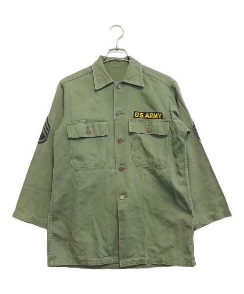 VINTAGE MILITARY（ヴィンテージ ミリタリー）VINTAGE MILITARY (ヴィンテージ ミリタリー) US ARMY HBT ジャケット カーキ サイズ:不明の古着・服飾アイテム