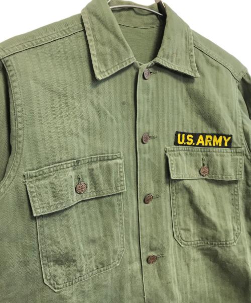 VINTAGE MILITARY（ヴィンテージ ミリタリー）VINTAGE MILITARY (ヴィンテージ ミリタリー) US ARMY HBT ジャケット カーキ サイズ:不明の古着・服飾アイテム