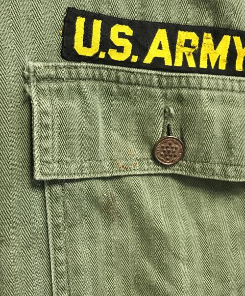 VINTAGE MILITARY（ヴィンテージ ミリタリー）VINTAGE MILITARY (ヴィンテージ ミリタリー) US ARMY HBT ジャケット カーキ サイズ:不明の古着・服飾アイテム