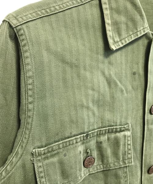 VINTAGE MILITARY（ヴィンテージ ミリタリー）VINTAGE MILITARY (ヴィンテージ ミリタリー) US ARMY HBT ジャケット カーキ サイズ:不明の古着・服飾アイテム