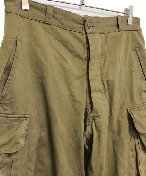 VINTAGE MILITARY（ヴィンテージ ミリタリー）VINTAGE MILITARY (ヴィンテージ ミリタリー) FRENCH MILITARY M-47 後期型 フィールドカーゴパンツ オリーブ サイズ:43の古着・服飾アイテム