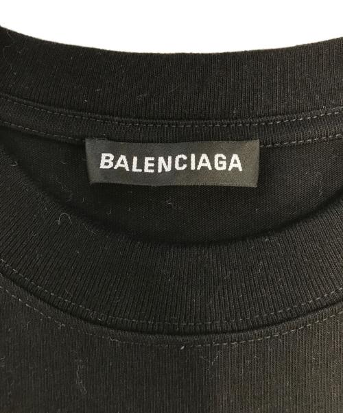 BALENCIAGA（バレンシアガ）BALENCIAGA (バレンシアガ) コピーライトロゴ オーバーサイズTシャツ ブラック サイズ:XSの古着・服飾アイテム