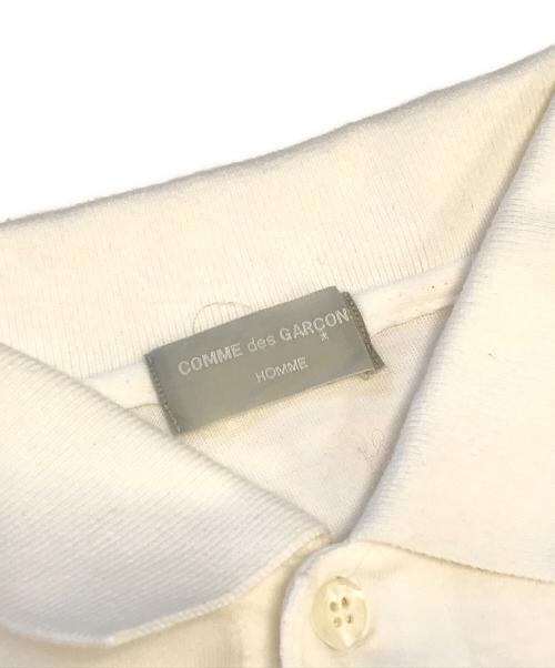 COMME des GARCONS HOMME（コムデギャルソン オム）COMME des GARCONS HOMME (コムデギャルソン オム) ポロシャツ ホワイト サイズ:表記なしの古着・服飾アイテム